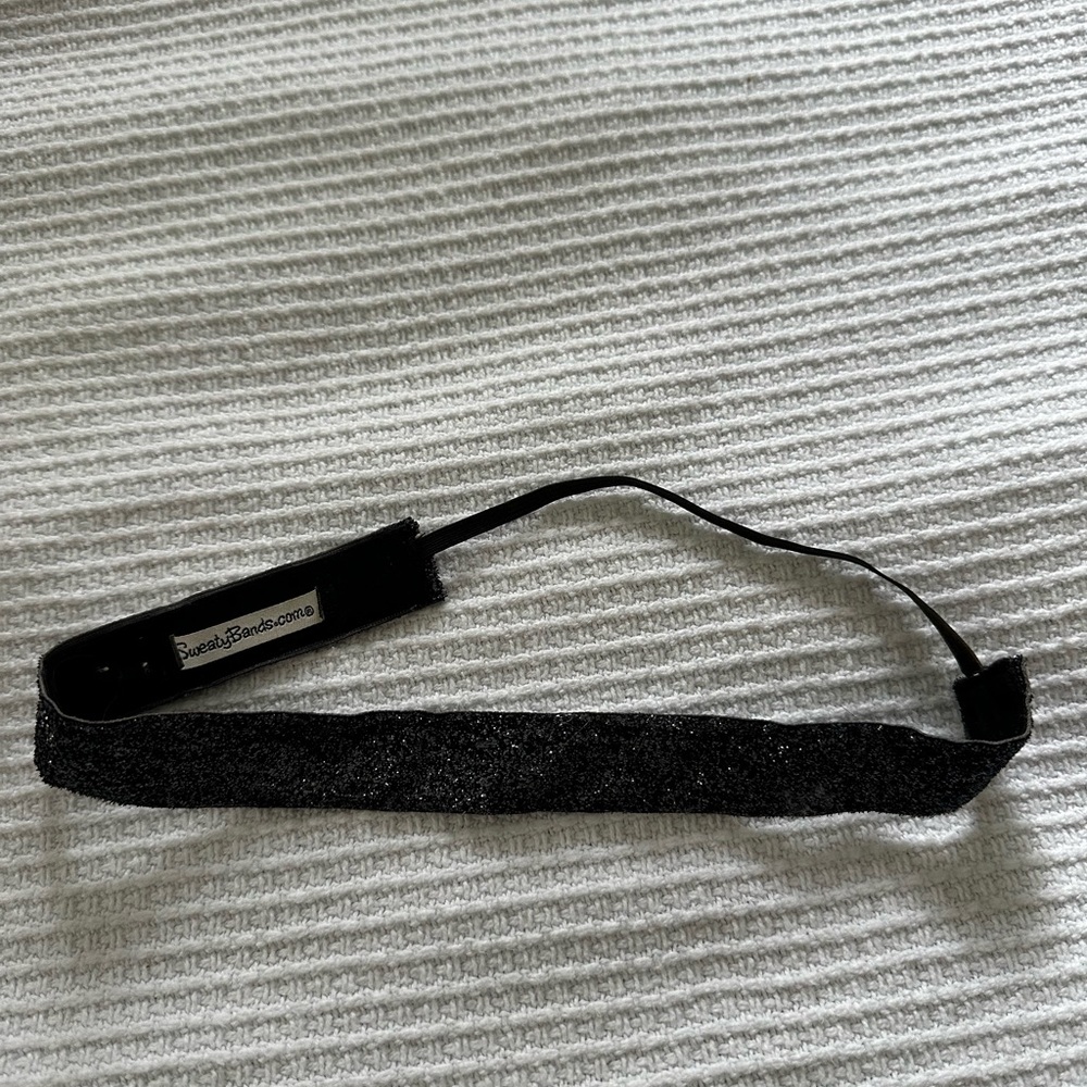 Blue Glitter Sweaty Bands Headband - Picture 7 of 7
